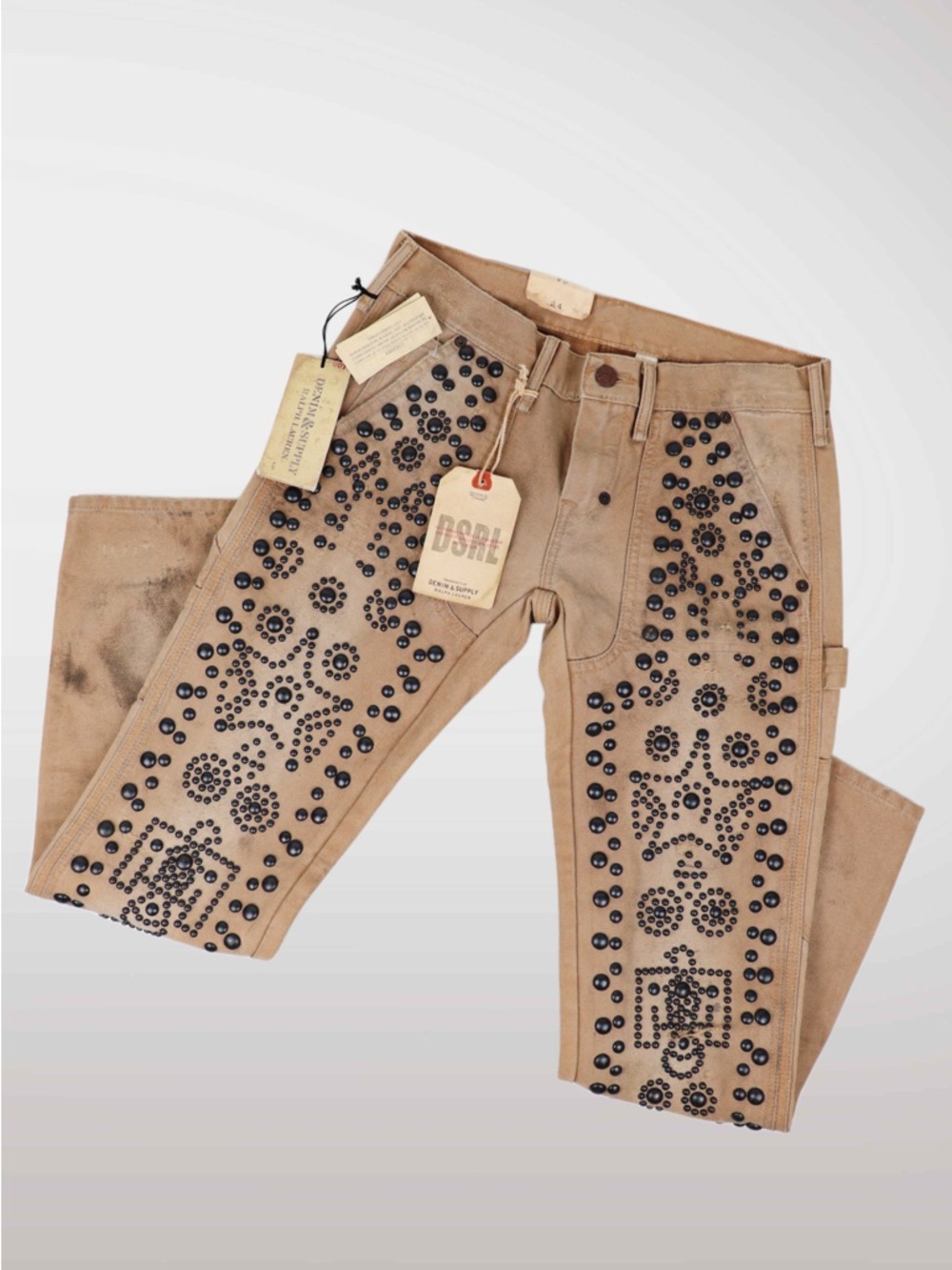 Archive Ralph Lauren Denim & Supply Studded Jeans